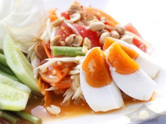 ตำไทยไข่เค็ม