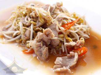 ผัดถั่วงอกไร้สาร