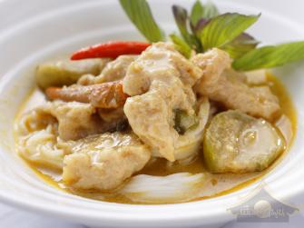 ขนมจีนแกงเขียวหวานไก่